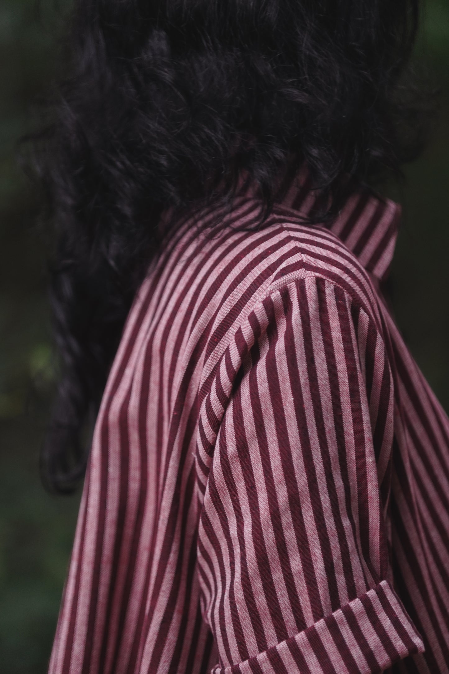 Flowy A-line Dress - Red