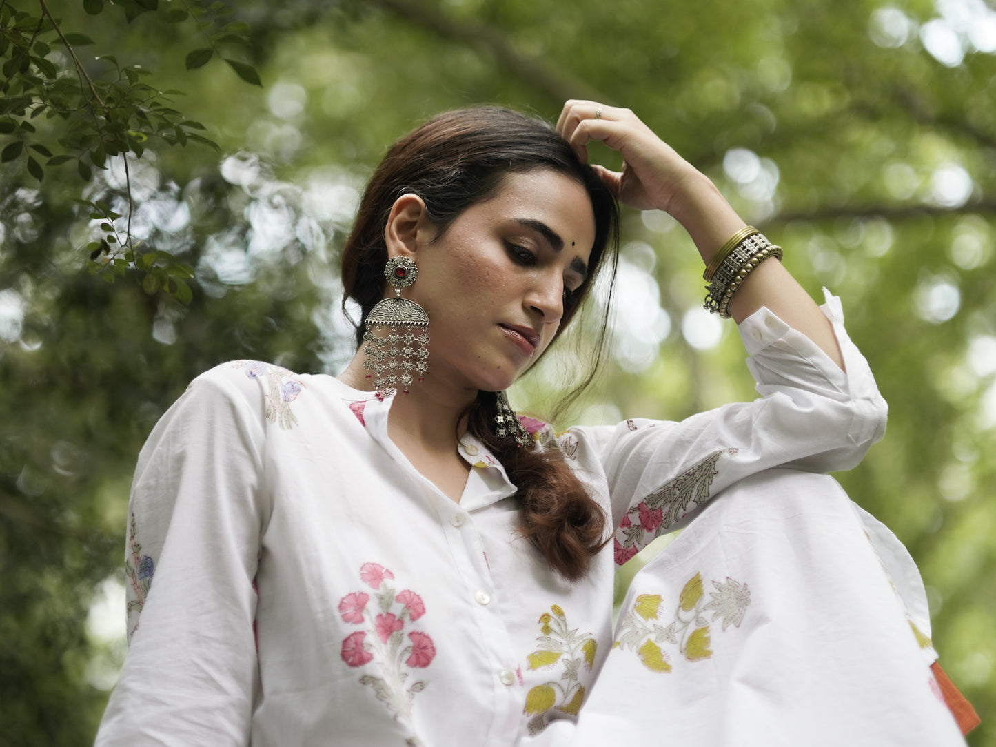 Handblock printed Kurta & Pants Set