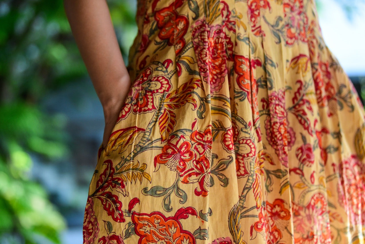 Sun Dress Mustard