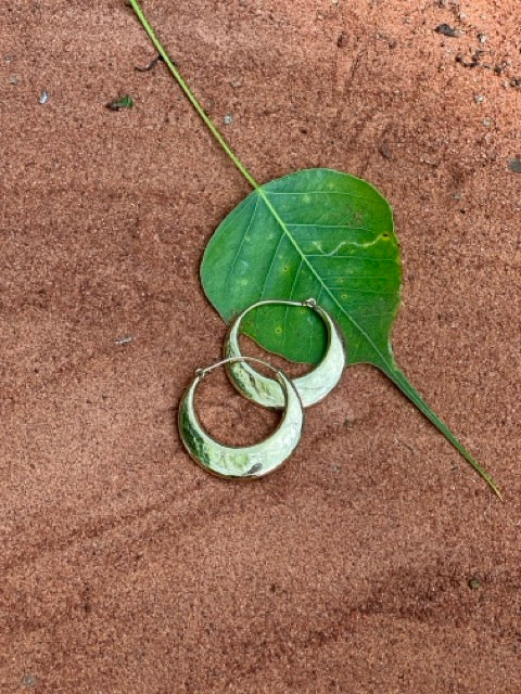 Gulzar Hoops- Brass