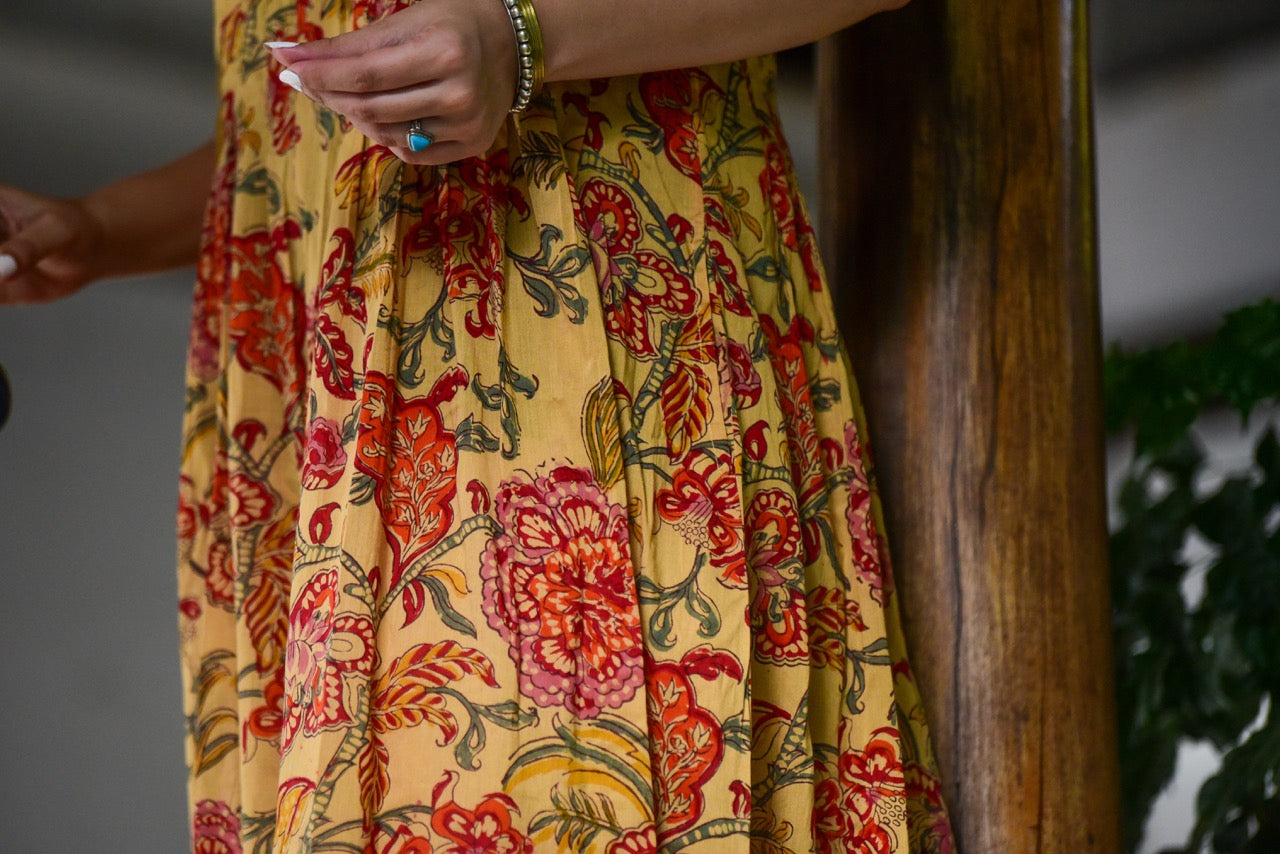 Sun Dress Mustard