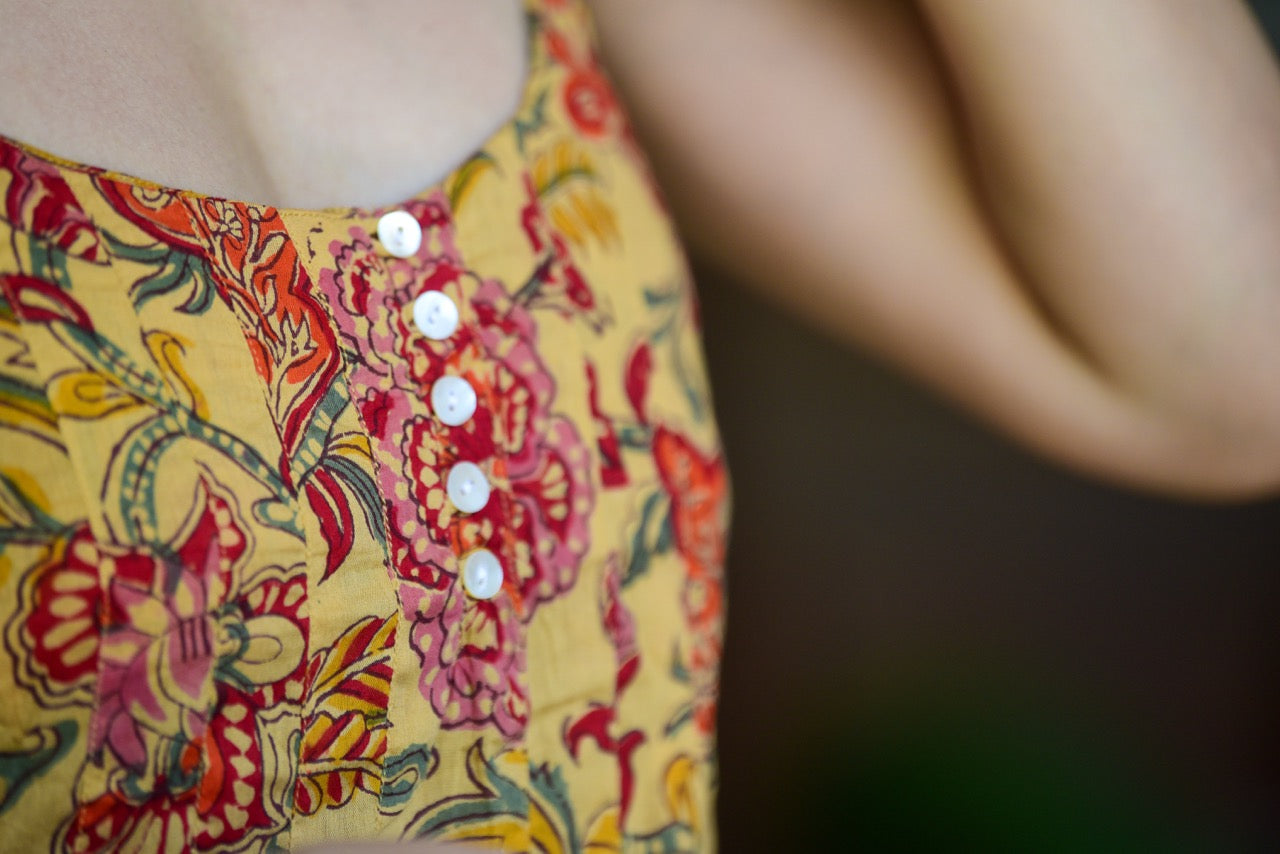 Sun Dress Mustard