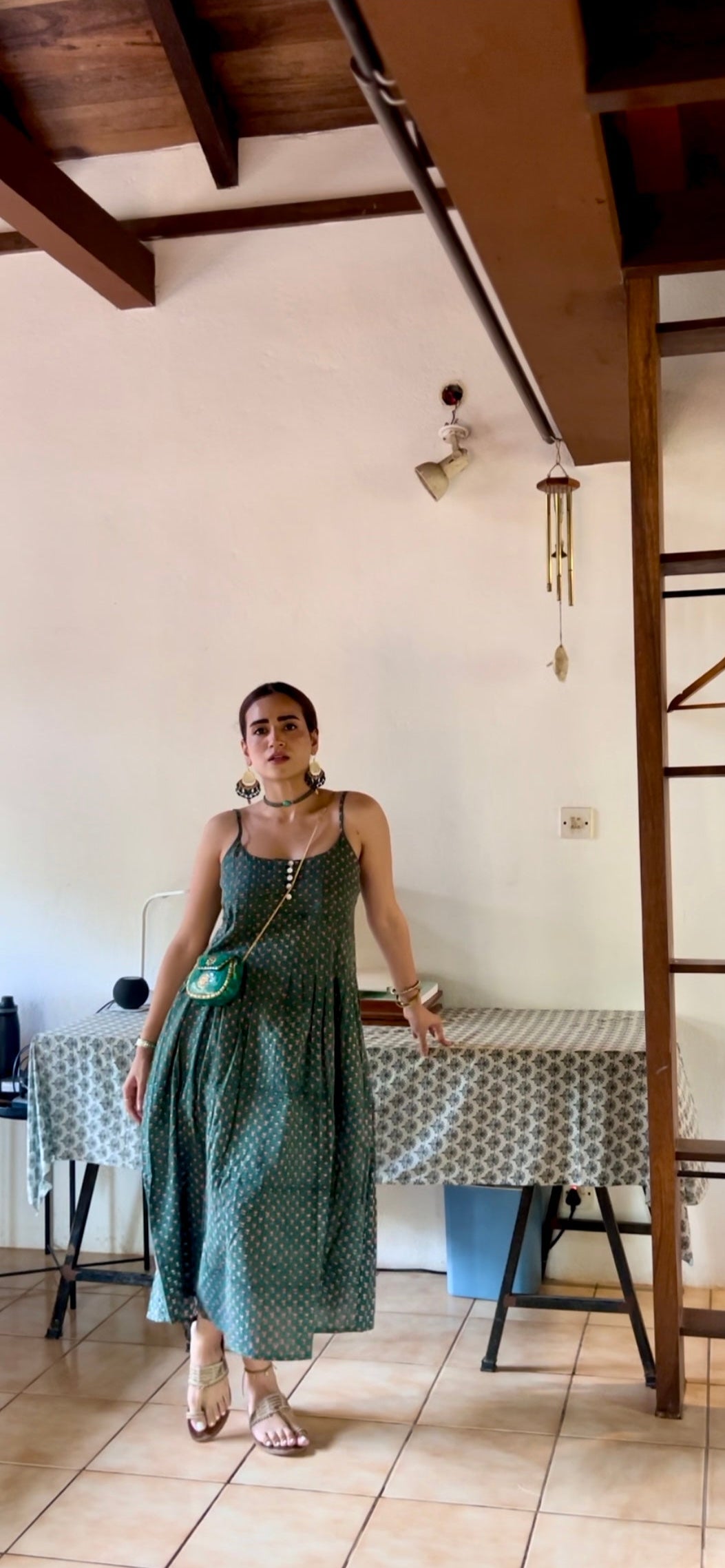 Sun Dress Green