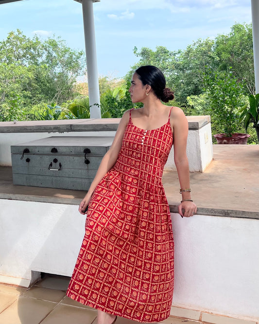 Sun Dress Red